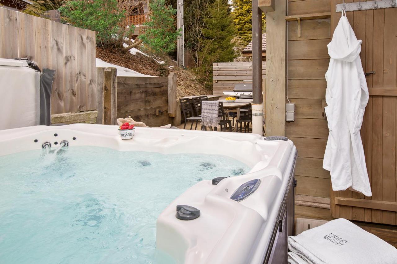 Chalet Muguet Gauche With Hot Tub Sleeps 10 Central Morzine Kültér fotó